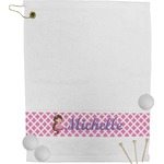 Diamond Print w/Princess Golf Bag Towel (Personalized)
