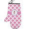 Diamond Print w/Princess Left Oven Mitt (Personalized)