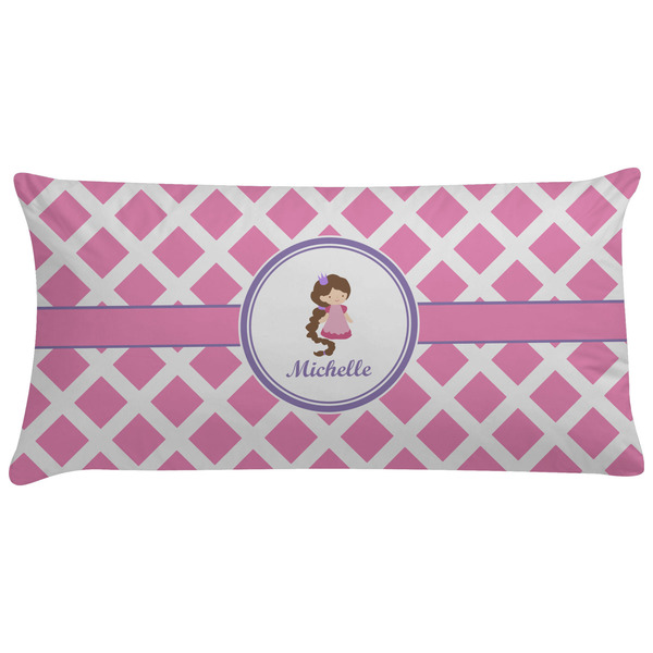 Custom Diamond Print w/Princess Pillow Case (Personalized)