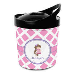 Diamond Print w/Princess Plastic Ice Bucket (Personalized)
