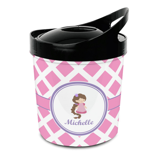 Custom Diamond Print w/Princess Plastic Ice Bucket (Personalized)