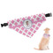 Diamond Print w/Princess Dog Bandana - Large (Personalized)