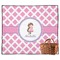 Diamond Print w/Princess Outdoor Picnic Blanket (Personalized)