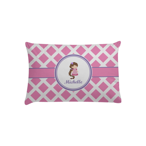 Custom Diamond Print w/Princess Pillow Case - Toddler (Personalized)