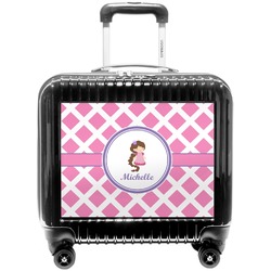 Diamond Print w/Princess Pilot / Flight Suitcase (Personalized)