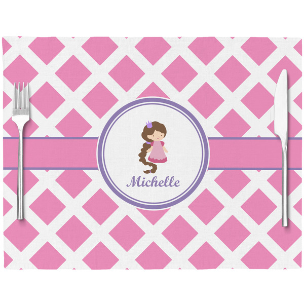 Diamond Print w/Princess Placemat with Props