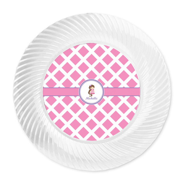 Diamond Print w/Princess Plastic Party Dinner Plates - Approval