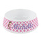 Diamond Print w/Princess Plastic Dog Bowl - Small (Personalized)