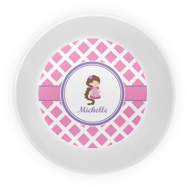 Diamond Print w/Princess Melamine Bowl - Center
