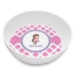 Diamond Print w/Princess Melamine Bowl - 8 oz (Personalized)