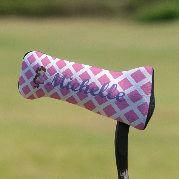 Diamond Print w/Princess Putter Cover - On Putter
