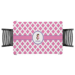 Diamond Print w/Princess Tablecloth - 58"x58" (Personalized)