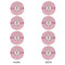 Diamond Print w/Princess Round Linen Placemats - APPROVAL Set of 4 (double sided)