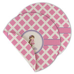 Diamond Print w/Princess Round Linen Placemat - Double Sided (Personalized)