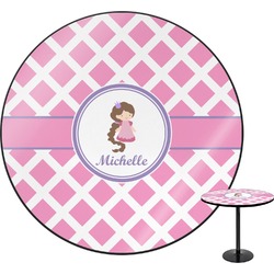 Diamond Print w/Princess Round Table (Personalized)