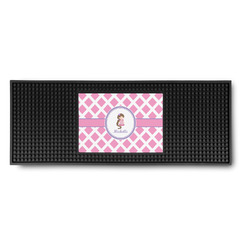 Diamond Print w/Princess Rubber Bar Mat (Personalized)