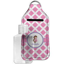 Diamond Print w/Princess Hand Sanitizer & Keychain Holder - Large (Personalized)