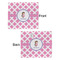 Diamond Print w/Princess Security Blanket - Front & Back View