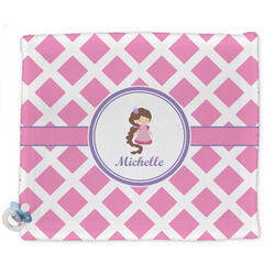 Diamond Print w/Princess Security Blankets - Double Sided (Personalized)