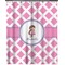 Diamond Print w/Princess Shower Curtain 70x90