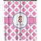 Diamond Print w/Princess Extra Long Shower Curtain - 70"x84" (Personalized)