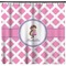 Diamond Print w/Princess Shower Curtain (Personalized) (Non-Approval)
