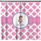 Diamond Print w/Princess Shower Curtain (Personalized)