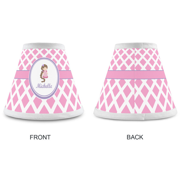 Diamond Print w/Princess Small Chandelier Lamp - Approval