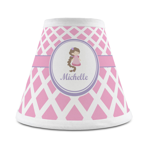Custom Diamond Print w/Princess Chandelier Lamp Shade (Personalized)