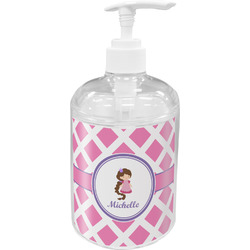 Diamond Print w/Princess Acrylic Soap & Lotion Bottle (Personalized)