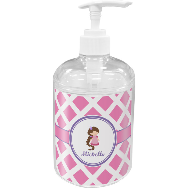Diamond Print w/Princess Soap / Lotion Dispenser (Personalized)