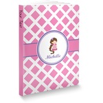Diamond Print w/Princess Softbound Notebook - 5.75" x 8" (Personalized)