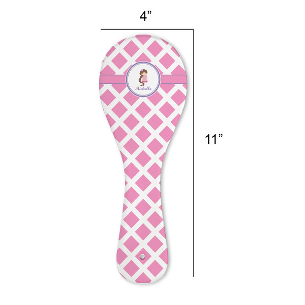 Diamond Print w/Princess Spoon Rest Trivet - APPROVAL