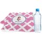 Diamond Print w/Princess Sports Towel Folded with Water Bottle