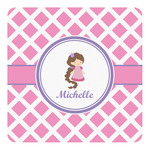 Diamond Print w/Princess Square Decal - XLarge (Personalized)