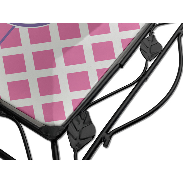 Diamond Print w/Princess Square Trivet - Detail