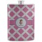 Diamond Print w/Princess Stainless Steel Flask (Personalized)