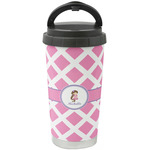 Diamond Print w/Princess Stainless Steel Coffee Tumbler (Personalized)