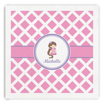 Diamond Print w/Princess Paper Dinner Napkins (Personalized)
