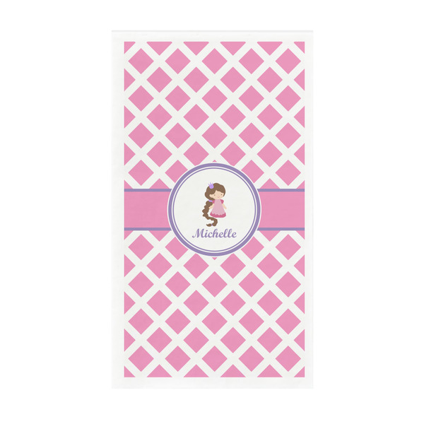 Custom Diamond Print w/Princess Guest Paper Towels - Full Color - Standard (Personalized)