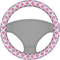 Diamond Print w/Princess Steering Wheel Cover (Personalized)