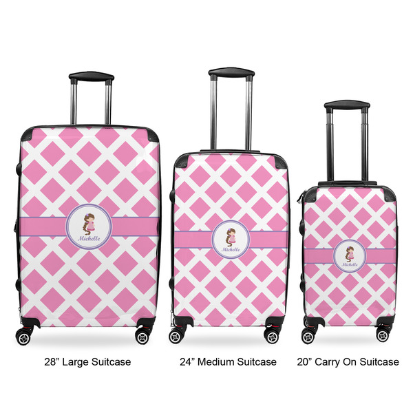 Diamond Print w/Princess Suitcase Set 1 - APPROVAL