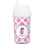 Diamond Print w/Princess Toddler Sippy Cup (Personalized)