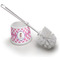 Diamond Print w/Princess Toilet Brush (Personalized)