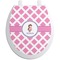 Diamond Print w/Princess Toilet Seat Decal (Personalized)