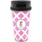 Diamond Print w/Princess Acrylic Travel Mug without Handle (Personalized)