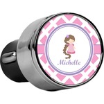 Diamond Print w/Princess USB Car Charger (Personalized)