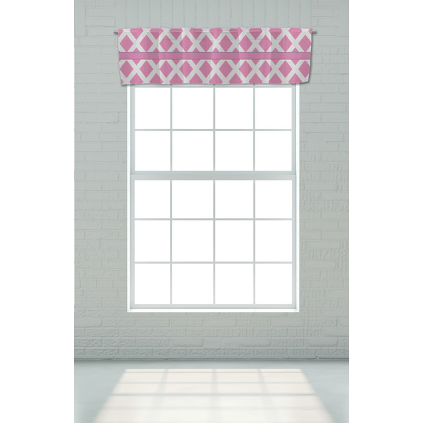 Diamond Print w/Princess Valance - On window
