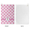 Diamond Print w/Princess Waffle Weave Golf Towel - Approval