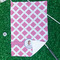 Diamond Print w/Princess Waffle Weave Golf Towel - In Context